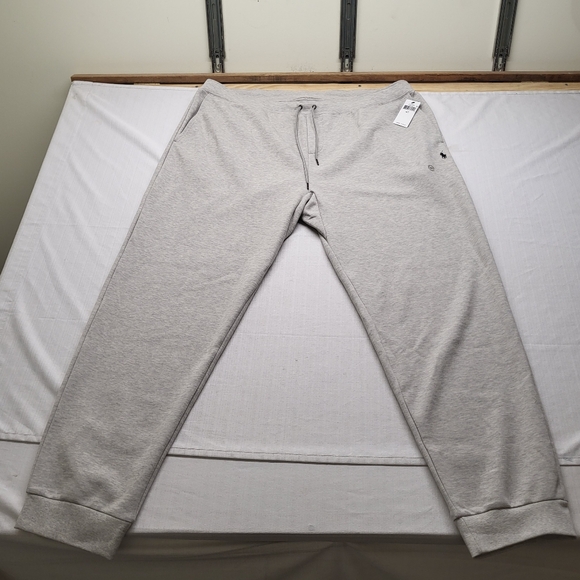 New Polo Ralph Lauren Jogger Sweatpants Mens 4XLT Gray Tapered Drawstring Logo - Picture 8 of 15